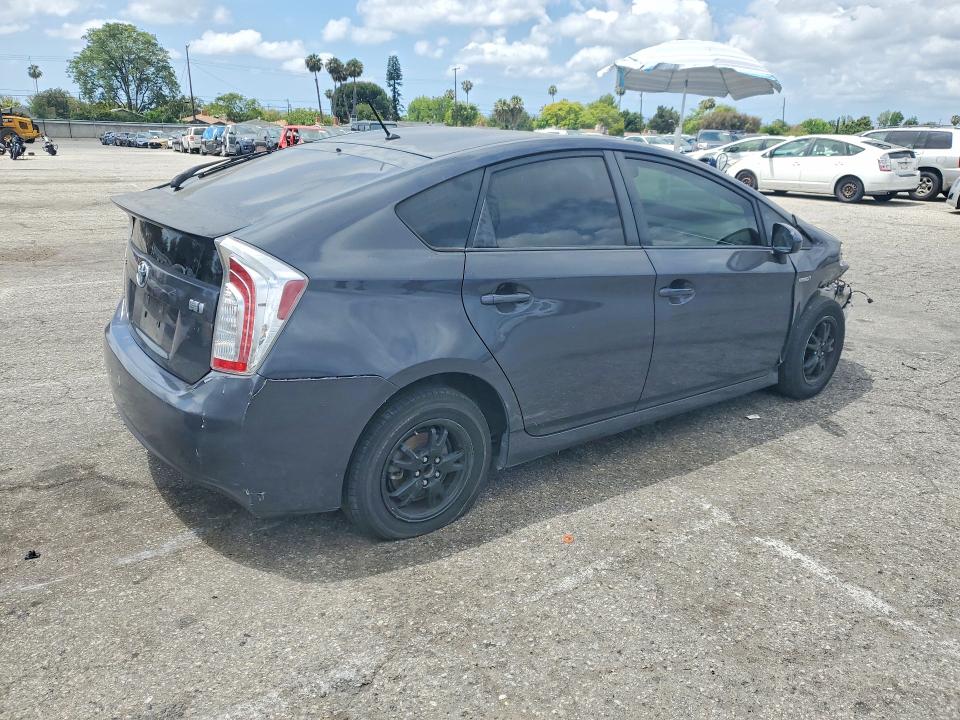 2013 Toyota Prius VIN JTDKN3DUXD5627922 COPART salvage auction — FRONT END, CA - SALVAGE CERTIFICATE, sold $1,550 on 2026-07-24 (photo 3)