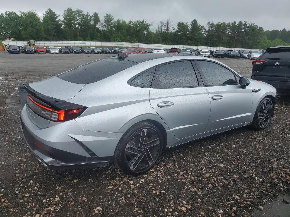 2024 Hyundai Sonata VIN KMHL54JC9RA353919 COPART salvage auction — FRONT END, Md - Cert Of Salvage > 75% Damage, sold $8,300 on 2026-07-06 (photo 3)