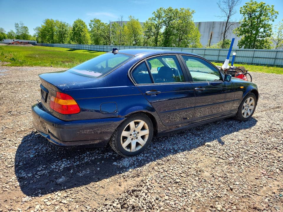 2004 BMW 3 series VIN WBAEU334X4PF60924 COPART salvage auction — REAR END, NY - MV-907A SALVAGE CERTIFICATE, sold $250 on 2026-07-13 (photo 3)