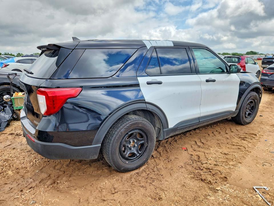 2024 Ford Explorer VIN 1FM5K8AB6RGA67474 COPART salvage auction — FRONT END, Tx - Salvage Vehicle Title, sold $3,000 on 2026-07-09 (photo 3)