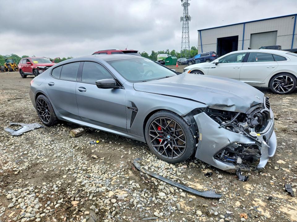 2022 BMW M8 VIN WBSGV0C03NCJ88216 COPART salvage auction — FRONT END, Nj - Cert Of Title-Salvage, sold $275 on 2026-07-27 (photo 4)
