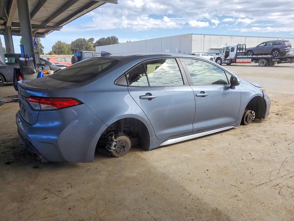 2022 Toyota Corolla VIN JTDS4MCEXN3504234 COPART salvage auction — STRIPPED, Ca - Salvage Certificate, sold $6,600 on 2026-07-02 (photo 3)
