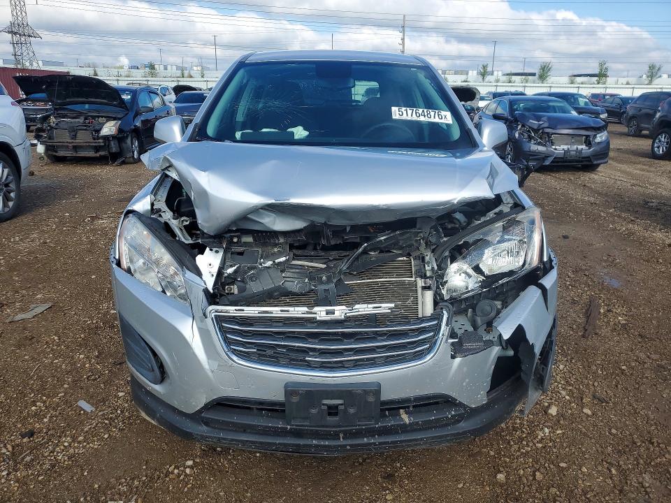 2016 Chevrolet Trax VIN KL7CJKSB9GB635735 COPART salvage auction — FRONT END, Il - Salvage Certificate, sold $475 on 2026-07-21 (photo 5)