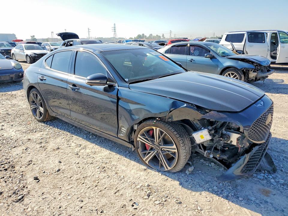 2024 Genesis G70 VIN KMTG54SEXRU136224 COPART salvage auction — FRONT END, Tx - Salvage Vehicle Title, sold $4,200 on 2026-07-21 (photo 4)