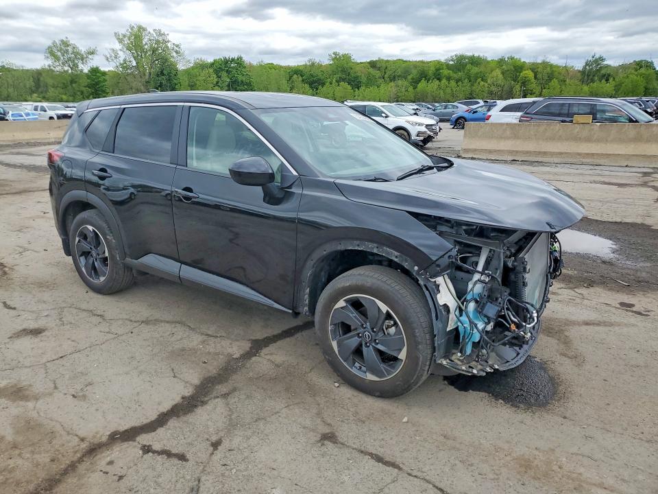 2025 Nissan Rogue VIN JN8BT3BB2SW415843 COPART salvage auction — FRONT END, Ny - Mv-907A Salvage Certificate, sold $6,900 on 2026-07-02 (photo 4)