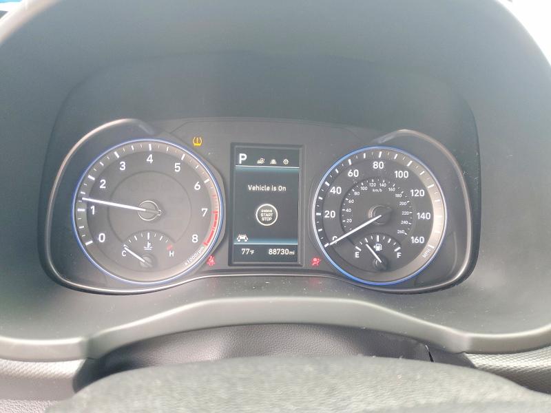 2020 Hyundai Kona VIN KM8K33A52LU457638 COPART salvage auction — HAIL, Tx - Certificate Of Title, sold $6,900 on 2026-07-02 (photo 9)