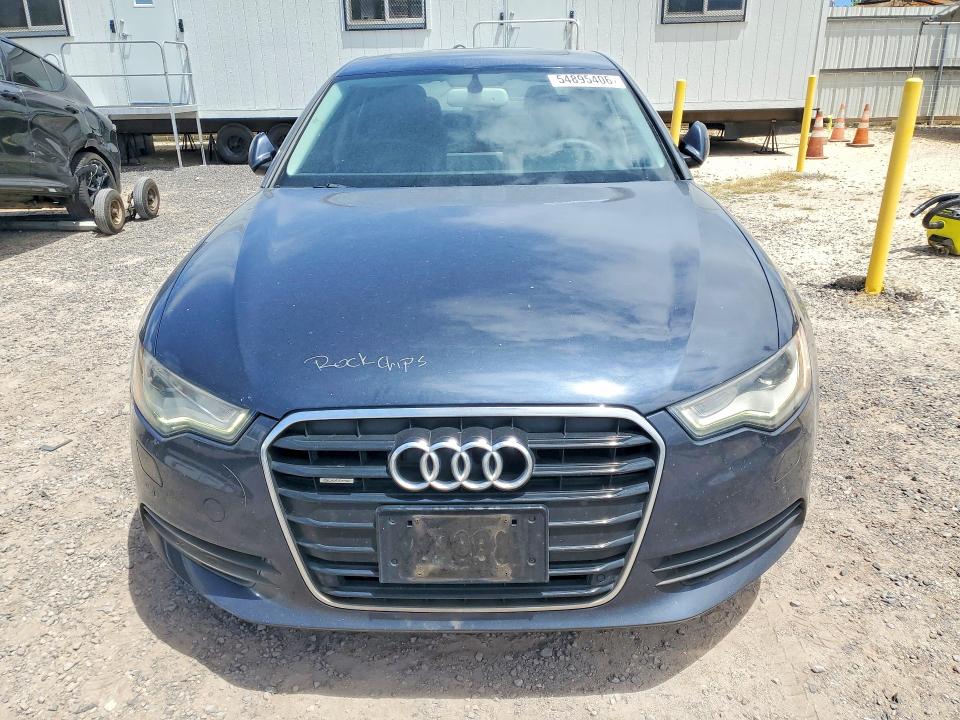 2013 Audi A6 VIN WAUGFBFC6DN127643 COPART salvage auction — REAR END, Hi - Certificate Of Salvage, sold $500 on 2026-08-24 (photo 5)