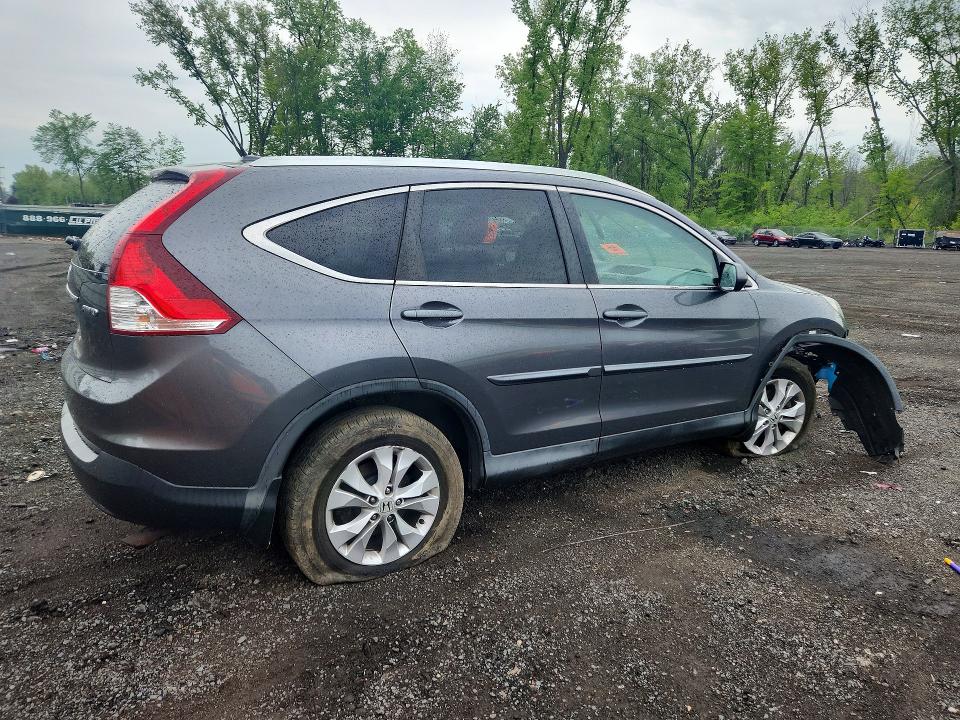 2014 Honda Cr-v VIN 2HKRM4H70EH693845 COPART salvage auction — FRONT END, Ct - Cert Of Title-Salvage, sold $1,750 on 2026-07-02 (photo 3)
