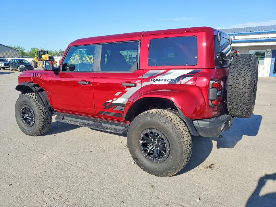 2025 Ford Bronco VIN 1FMEE0RR9SLB11183 COPART salvage auction — FRONT END, Ny - Mv-907A Salvage Certificate, sold $59,500 on 2026-07-20 (photo 2)