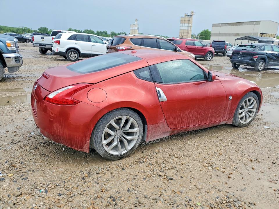 2014 Nissan 370z VIN JN1AZ4EH9EM634541 COPART salvage auction — HAIL, Ks - Cert Of Title-Salvage, sold $8,000 on 2026-08-18 (photo 3)