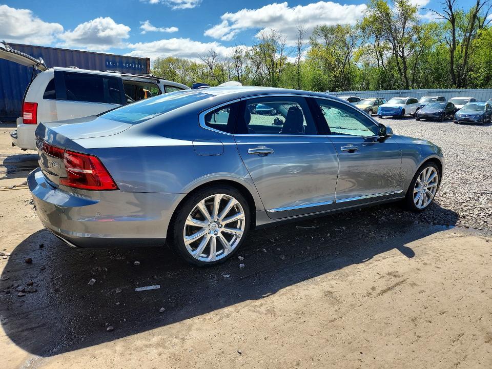 2018 Volvo S90 VIN LVYBC0AL9JP035873 COPART salvage auction — FRONT END, Wi - Certificate Of Title, sold $9,300 on 2026-07-06 (photo 3)