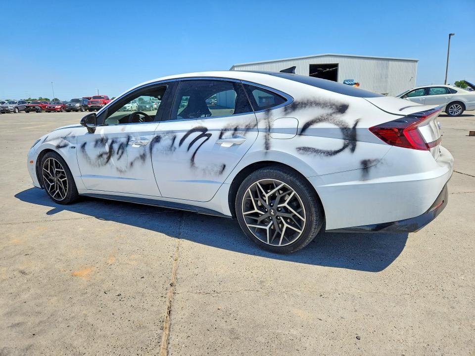 2021 Hyundai Sonata VIN 5NPEK4JC7MH131127 COPART salvage auction — VANDALISM, Ca - Salvage Certificate, sold $7,600 on 2026-07-20 (photo 2)