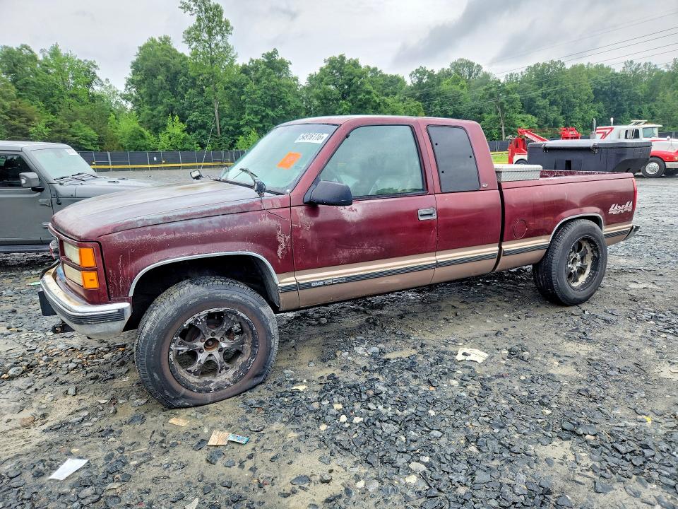 1998 Gmc SIERRA VIN 2GTEK19R4W1503681 COPART salvage auction — UNDERCARRIAGE, Md - Certificate Of Title, sold $525 on 2026-07-09 (photo 1)