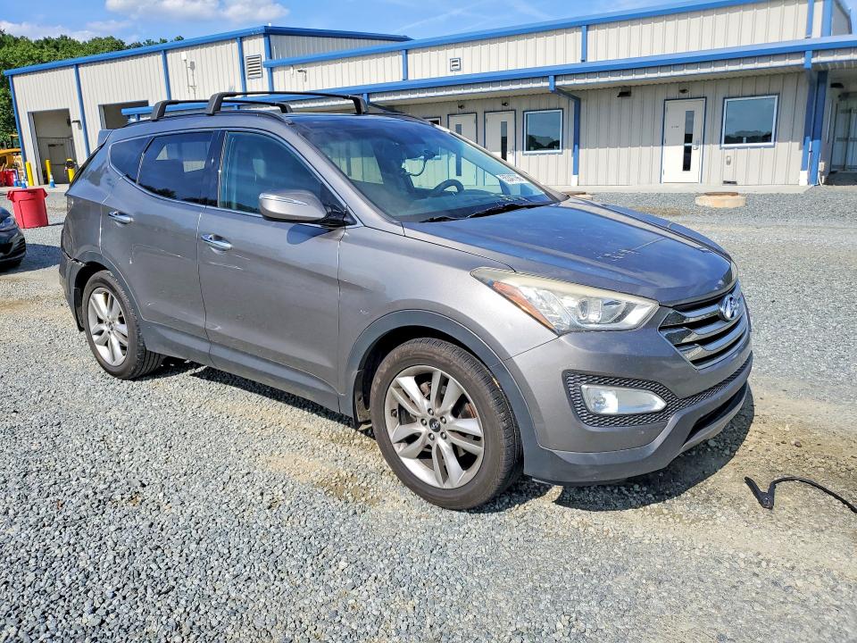 2015 Hyundai Santa fe VIN 5XYZW4LA5FG302288 COPART salvage auction — REAR END, Nc - Salvage Certificate Of Title, sold $2,250 on 2026-07-09 (photo 4)