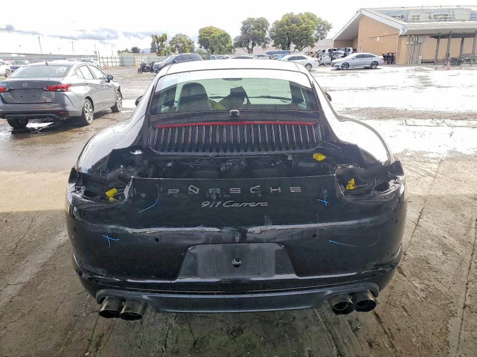2017 Porsche 911 VIN WP0AA2A91HS108315 COPART salvage auction — REAR END, CA - SALVAGE CERTIFICATE, sold $30,000 on 2026-08-19 (photo 6)