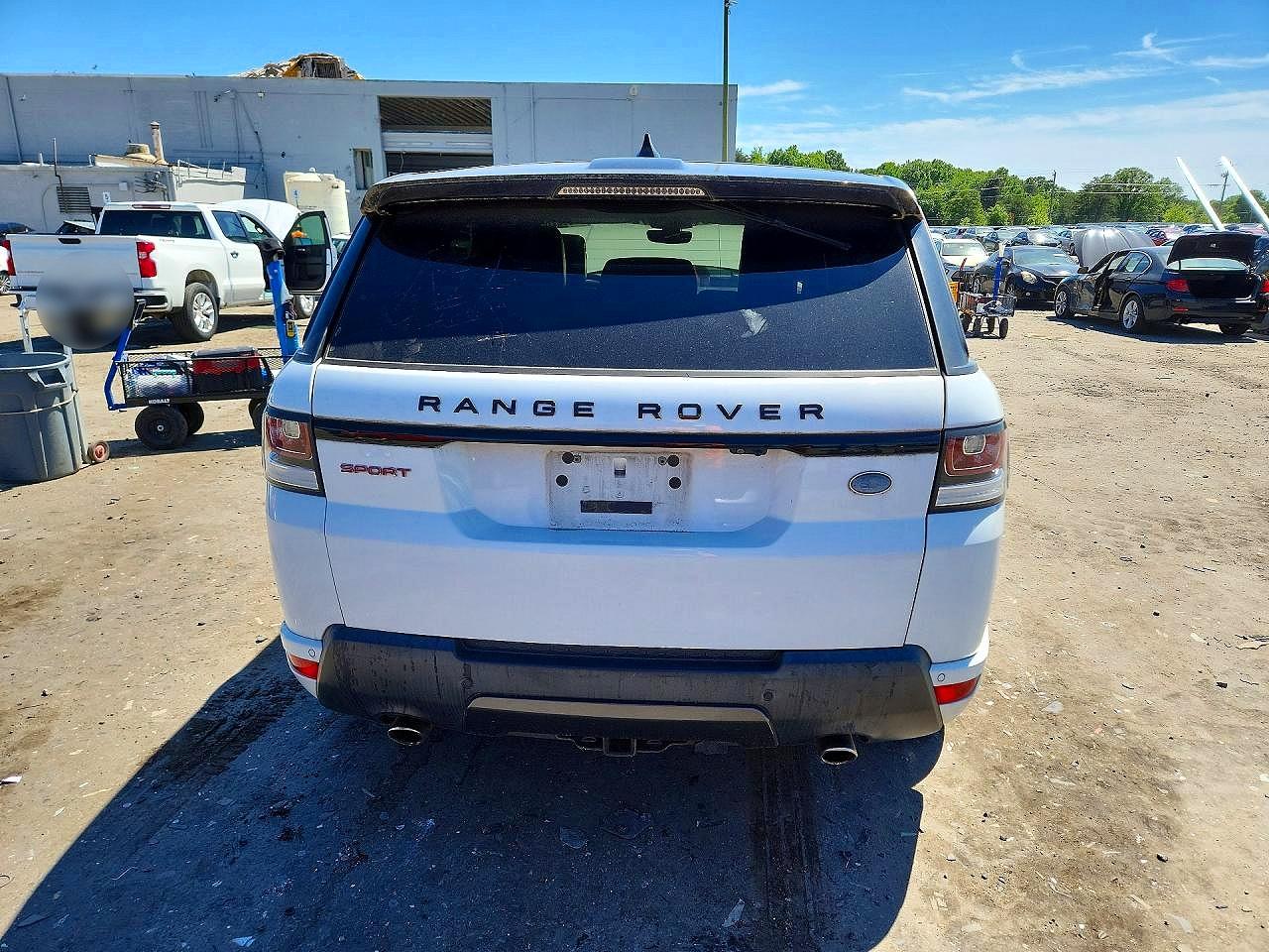 2017 Land Rover Range Rover Sport VIN SALWV2FV9HA155333 COPART salvage auction — Front End, VA - CERTIFICATE OF TITLE (P), sold $5,300 on 2026-07-05 (photo 6)
