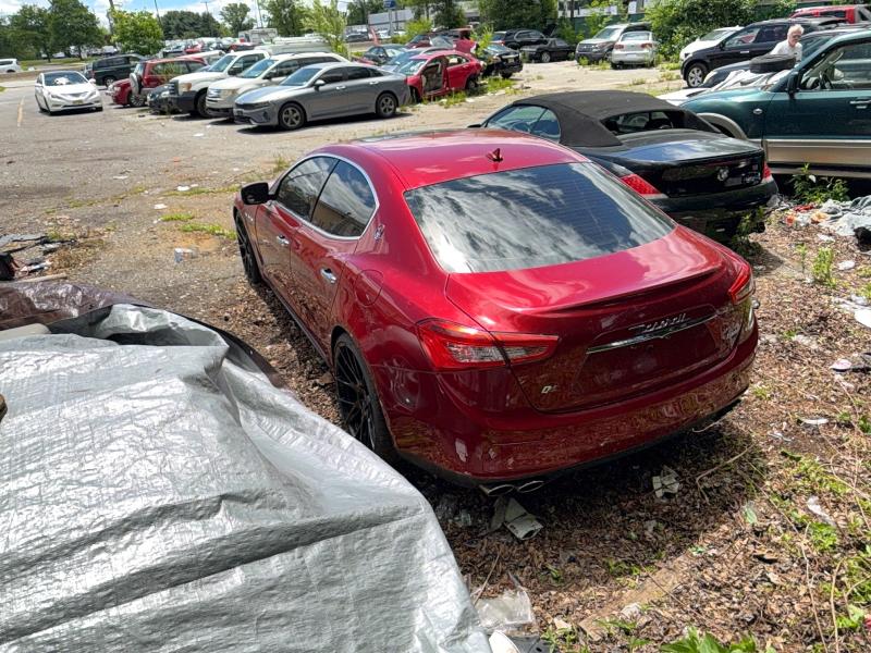 2015 Maserati Ghibli VIN ZAM57RTA0F1140879 COPART salvage auction — MECHANICAL, NJ - CERT OF TITLE W/SALVAGE HISTOR, sold $1,200 on 2026-07-09 (photo 3)