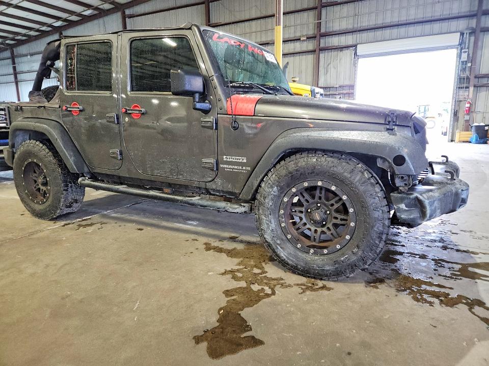 2017 Jeep Wrangler / VIN 1C4BJWDG4HL587619 COPART salvage auction — FRONT END, Fl - Cert Of Title Slvg Rebuildable, sold $4,650 on 2026-07-22 (photo 4)