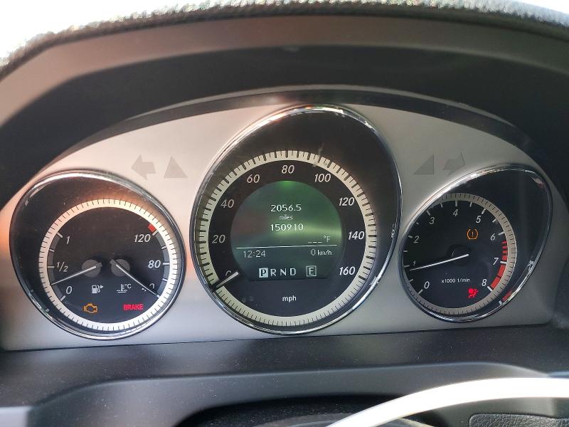 2011 Mercedes-benz C-klasse VIN WDDGF5EB1BA424133 COPART salvage auction — FRONT END, Ca - Dis/Dlr/Exp Only Clean Title, sold $400 on 2026-07-17 (photo 9)