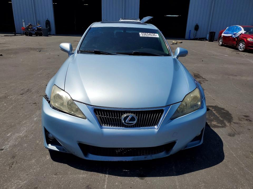 2012 Lexus Is VIN JTHBF5C28C5177760 COPART salvage auction — SIDE, Fl - Cert Of Title Slvg Rebuildable, sold $1,300 on 2026-07-13 (photo 5)