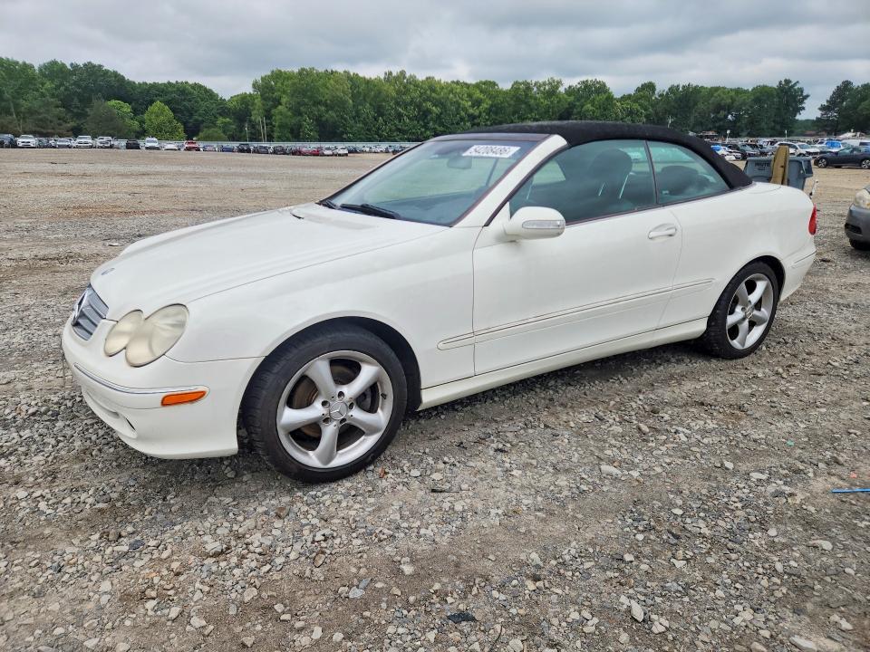 2005 Mercedes-benz Clk-klasse VIN WDBTK65G15T035022 COPART salvage auction — HAIL, AR - CERT OF TITLE-SALVAGE, sold $1,350 on 2026-07-08 (photo 1)