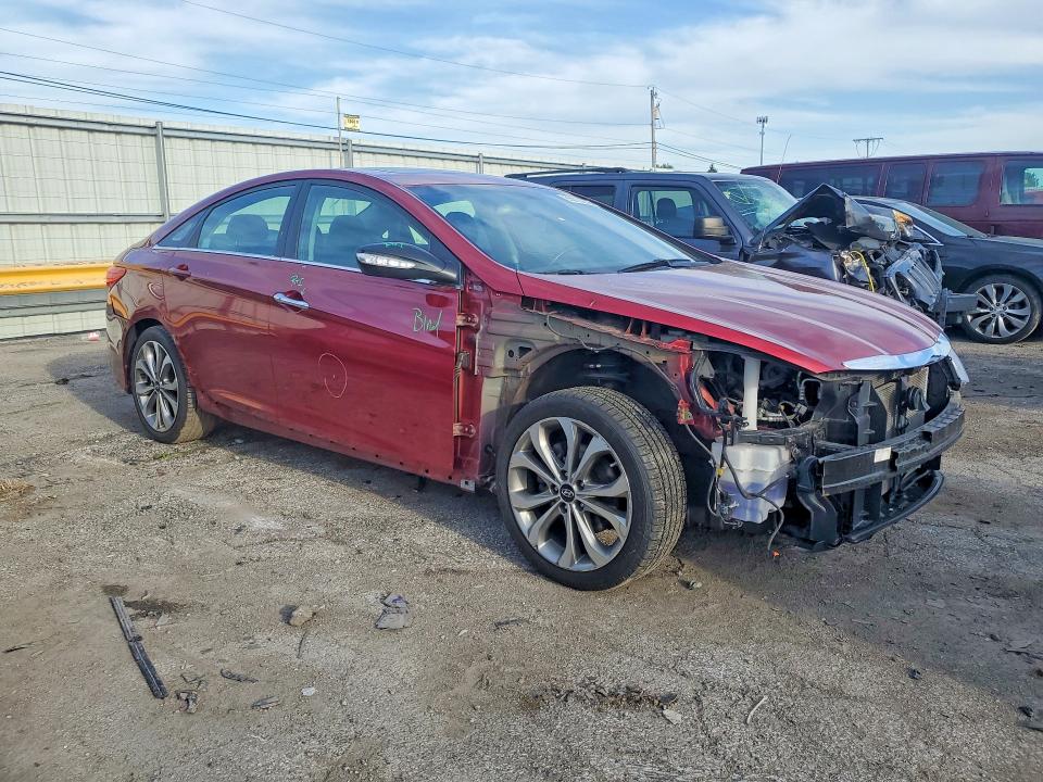 2014 Hyundai VIN 5NPEC4AC3EH901936 COPART salvage auction — FRONT END, In - Cert Of Title-Salvage Title, sold $1,650 on 2026-07-20 (photo 4)