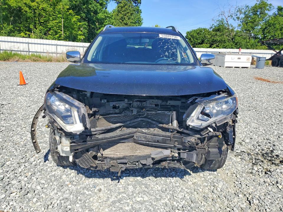 2017 Nissan Rogue VIN KNMAT2MV5HP543327 COPART salvage auction — FRONT END, Nc - Salvage Certificate Of Title, sold $950 on 2026-07-15 (photo 5)
