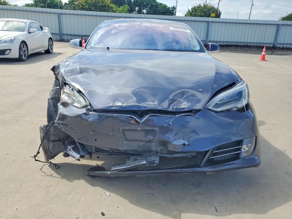 2018 Tesla Model s VIN 5YJSA1E26JF296053 COPART salvage auction — FRONT END, TX - SALVAGE VEHICLE TITLE (P), sold $6,500 on 2026-07-16 (photo 5)