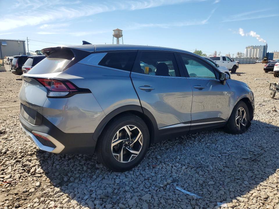 2023 Kia Sportage VIN KNDPU3AF0P7034920 COPART salvage auction — FRONT END, Il - Salvage Certificate, sold $6,800 on 2026-07-08 (photo 3)