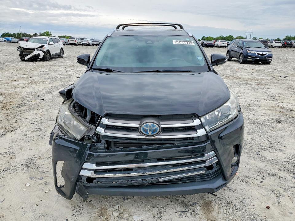 2018 Toyota Highlander VIN 5TDDGRFH8JS039979 COPART salvage auction — SIDE, Ga - Cert Of Title-Salvage, sold $6,900 on 2026-07-08 (photo 5)