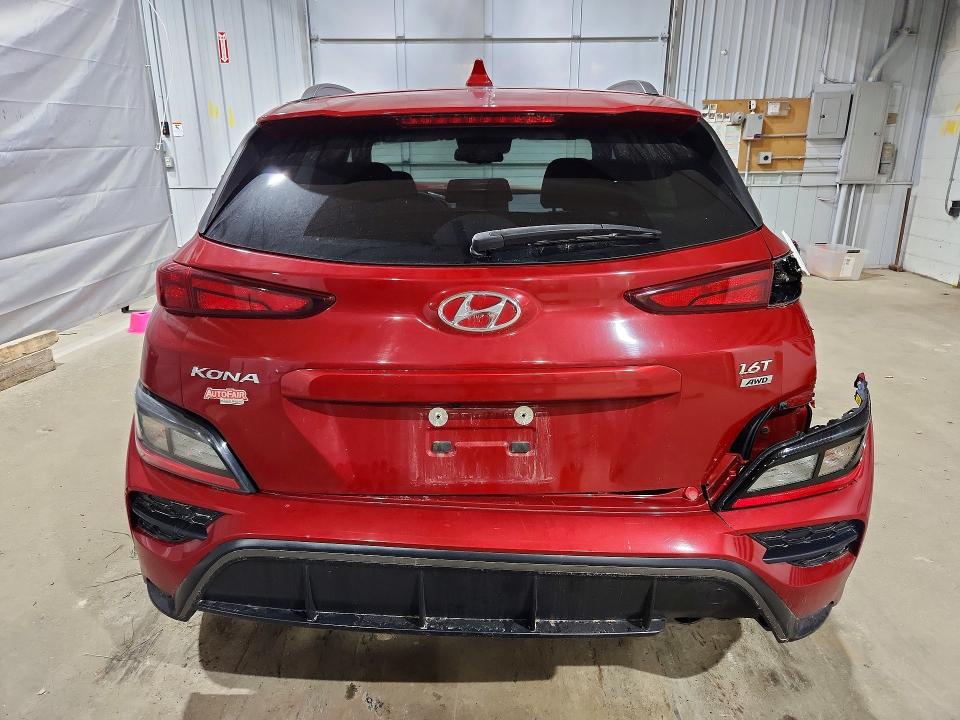 2022 Hyundai Kona VIN KM8K3CA36NU926487 COPART salvage auction — FRONT END, Nh - Cert Of Title-Salvage, sold $500 on 2026-07-16 (photo 6)