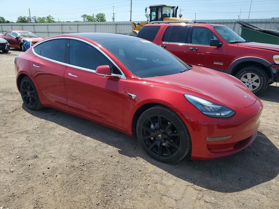 2018 Tesla Model 3 VIN 5YJ3E1EB4JF132874 COPART salvage auction — REAR END, Ia - Cert Of Title-Salvage Title, sold $13,800 on 2026-07-17 (photo 4)