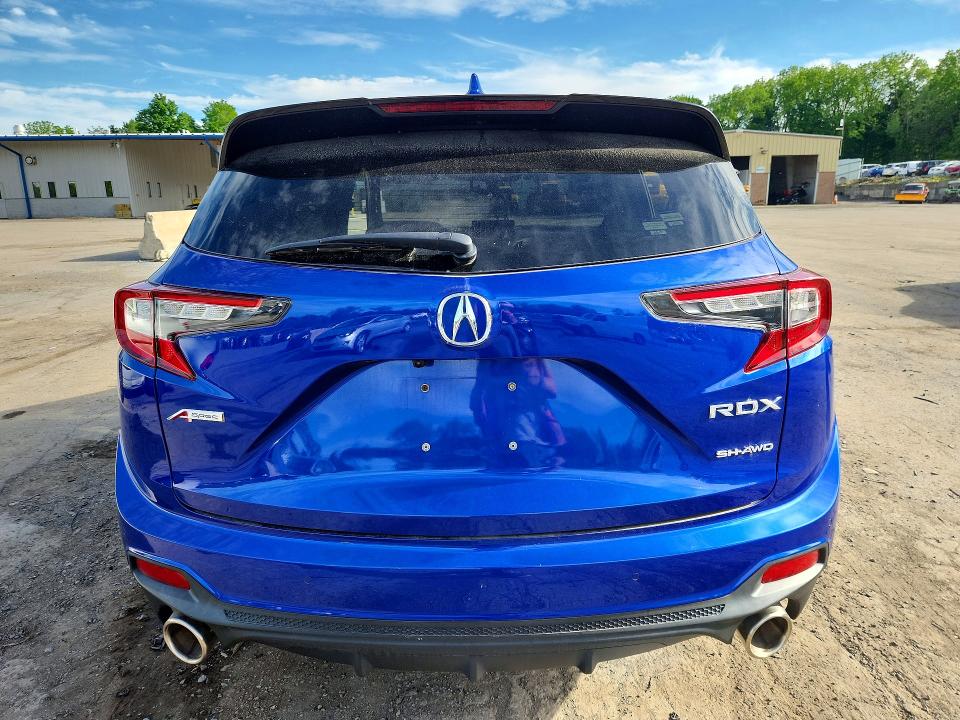 2021 Acura Rdx VIN 5J8TC2H65ML016998 COPART salvage auction — STRIPPED, Ny - Mv-907A Salvage Certificate, sold $7,300 on 2026-07-09 (photo 6)