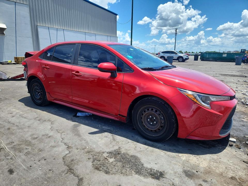 2020 Toyota Corolla VIN JTDEPRAE1LJ058875 COPART salvage auction — REAR END, Fl - Cert Of Title Slvg Rebuildable, sold $3,800 on 2026-07-15 (photo 4)