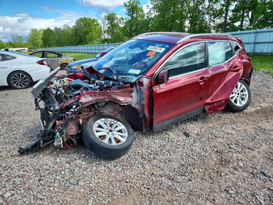 2019 Nissan Rogue VIN JN1BJ1CR8KW337167 COPART salvage auction — FRONT END, Ny - Mv-907A Salvage Certificate, sold $400 on 2026-07-08 (photo 1)
