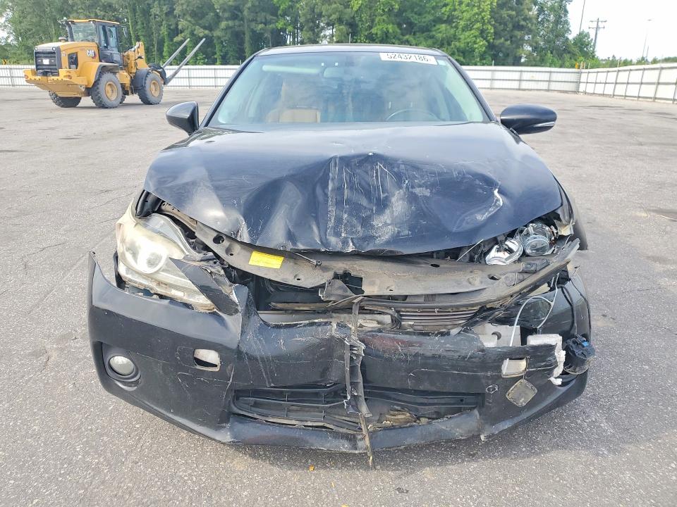 2012 Lexus Ct VIN JTHKD5BH2C2102954 COPART salvage auction — FRONT END, Nc - Salvage Certificate Of Title, sold $275 on 2026-07-21 (photo 5)