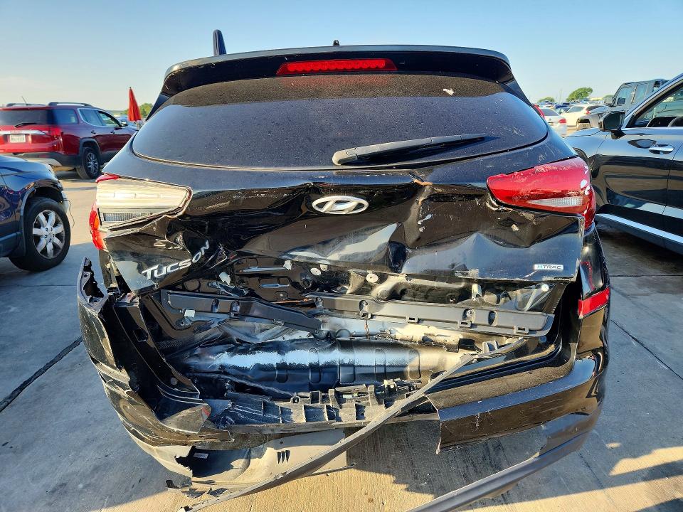 2019 Hyundai Tucson VIN KM8J3CA45KU014854 COPART salvage auction — REAR END, Tx - Salvage Vehicle Title, sold $6,100 on 2026-07-06 (photo 6)