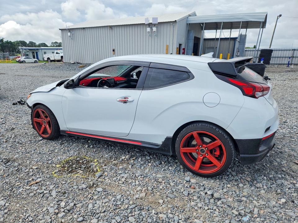2020 Hyundai Veloster VIN KMHT36AH1LU004787 COPART salvage auction — FRONT END, Ga - Cert Of Title-Salvage, sold $2,000 on 2026-07-14 (photo 2)