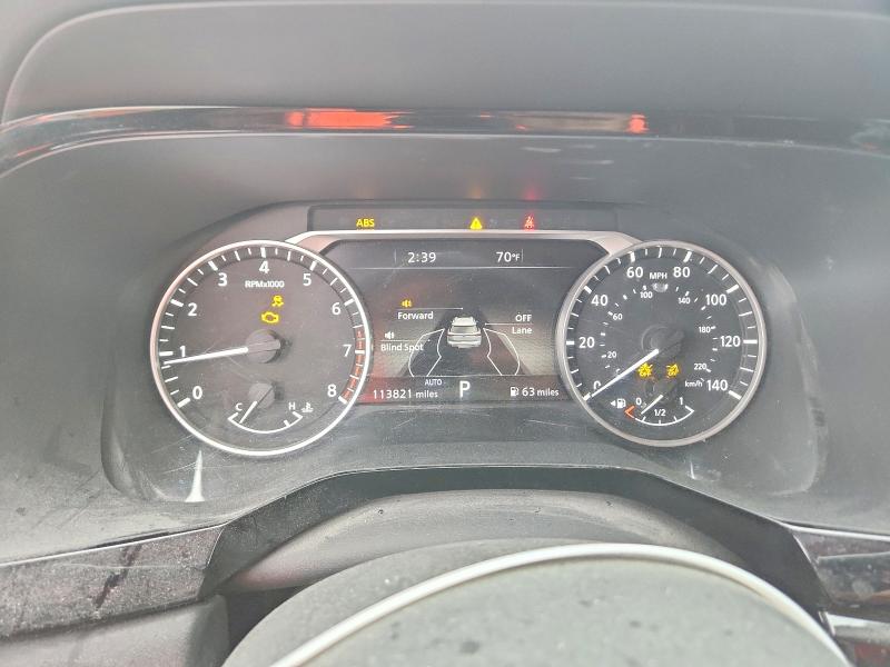 2022 Nissan Pathfinder VIN 5N1DR3CCXNC247428 COPART salvage auction — HAIL, Ar - Cert Of Title-Salvage, sold $7,200 on 2026-07-06 (photo 9)