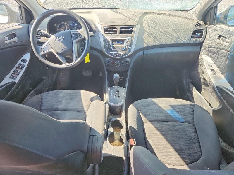 2016 Hyundai Accent VIN KMHCT5AE5GU256046 COPART salvage auction — ROOF, Il - Salvage Certificate, sold $900 on 2026-07-27 (photo 8)
