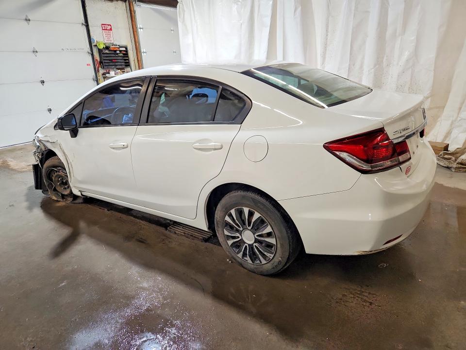 2015 Honda Civic VIN 19XFB2F5XFE101615 COPART salvage auction — FRONT END, Pa - Certificate Of Salvage, sold $175 on 2026-07-23 (photo 2)