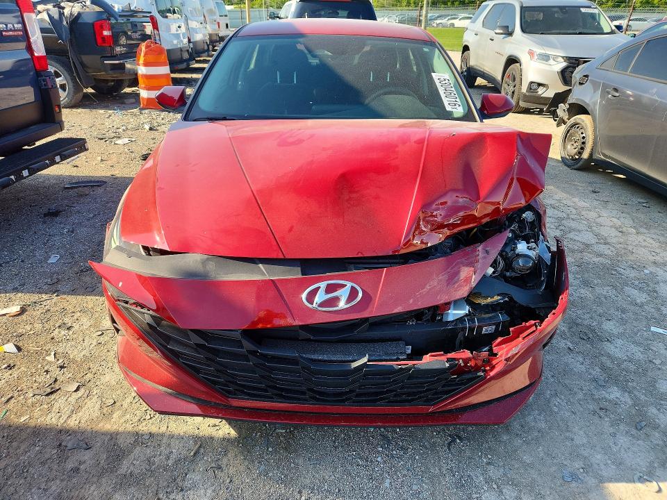 2022 Hyundai Elantra VIN KMHLM4AG0NU312240 COPART salvage auction — FRONT END, In - Cert Of Title-Salvage Title, sold $3,500 on 2026-07-10 (photo 5)