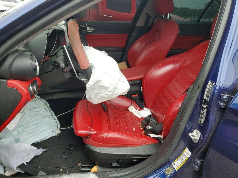 2019 Alfa romeo Giulia VIN ZARFANBN4K7616846 COPART salvage auction — FRONT END, Md - Cert Of Salvage > 75% Damage, sold $975 on 2026-07-28 (photo 7)