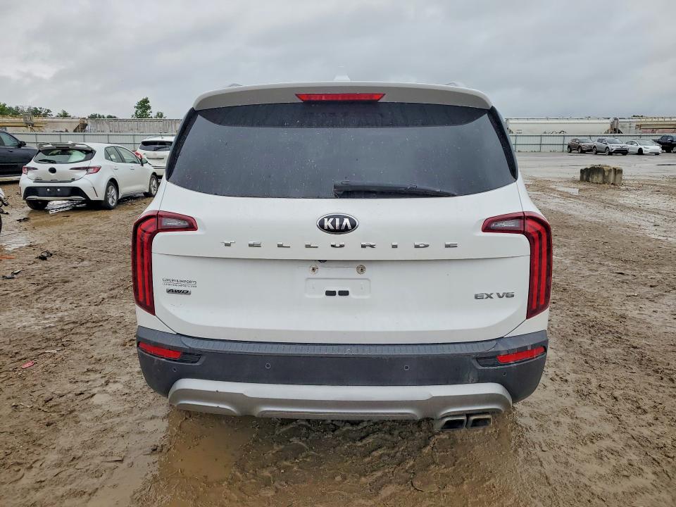 2020 Kia Telluride VIN 5XYP3DHC8LG076950 COPART salvage auction — HAIL, Ks - Cert Of Title-Salvage, sold $100 on 2026-07-21 (photo 6)