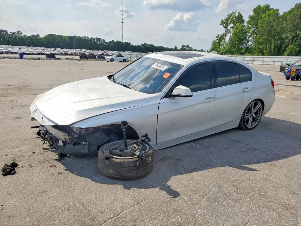 2018 BMW 3er VIN WBA8B7G50JNU95454 COPART salvage auction — FRONT END, NC - SALVAGE CERTIFICATE OF TITLE, sold $1,650 on 2026-07-30 (photo 1)