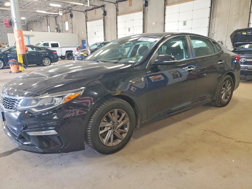 2019 Kia Optima VIN 5XXGT4L3XKG281874 COPART salvage auction — VANDALISM, Mn - Cert Of Title-Salvage, sold $3,550 on 2026-07-16 (photo 1)