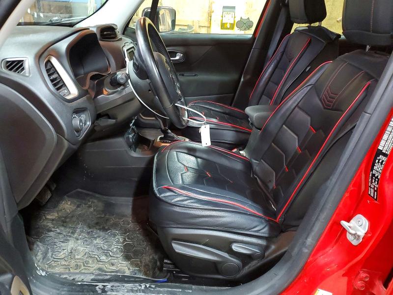 2017 Jeep Renegade VIN ZACCJBBB4HPF46410 COPART salvage auction — FRONT END, Mn - Cert Of Title-Salvage, sold $1,700 on 2026-07-14 (photo 7)