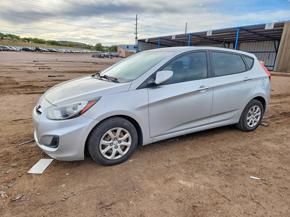 2013 Hyundai Accent VIN KMHCT5AE0DU131550 COPART salvage auction — SIDE, Co - Salvage Title, sold $700 on 2026-07-15 (photo 1)