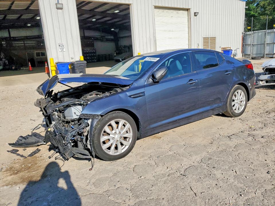 2015 Kia Optima VIN 5XXGN4A70FG488487 COPART salvage auction — FRONT END, Ga - Cert Of Title-Salvage, sold $500 on 2026-07-10 (photo 1)