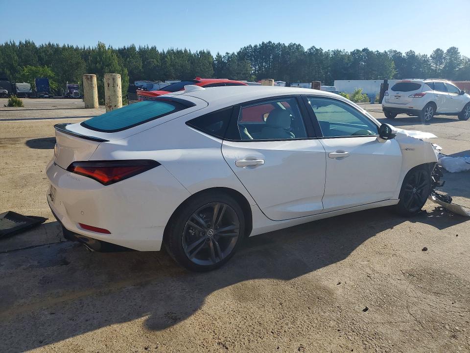 2025 Acura Integra VIN 19UDE4H66SA010243 COPART salvage auction — FRONT END, Sc - Cert Of Title-Salvage, sold $8,000 on 2026-07-10 (photo 3)
